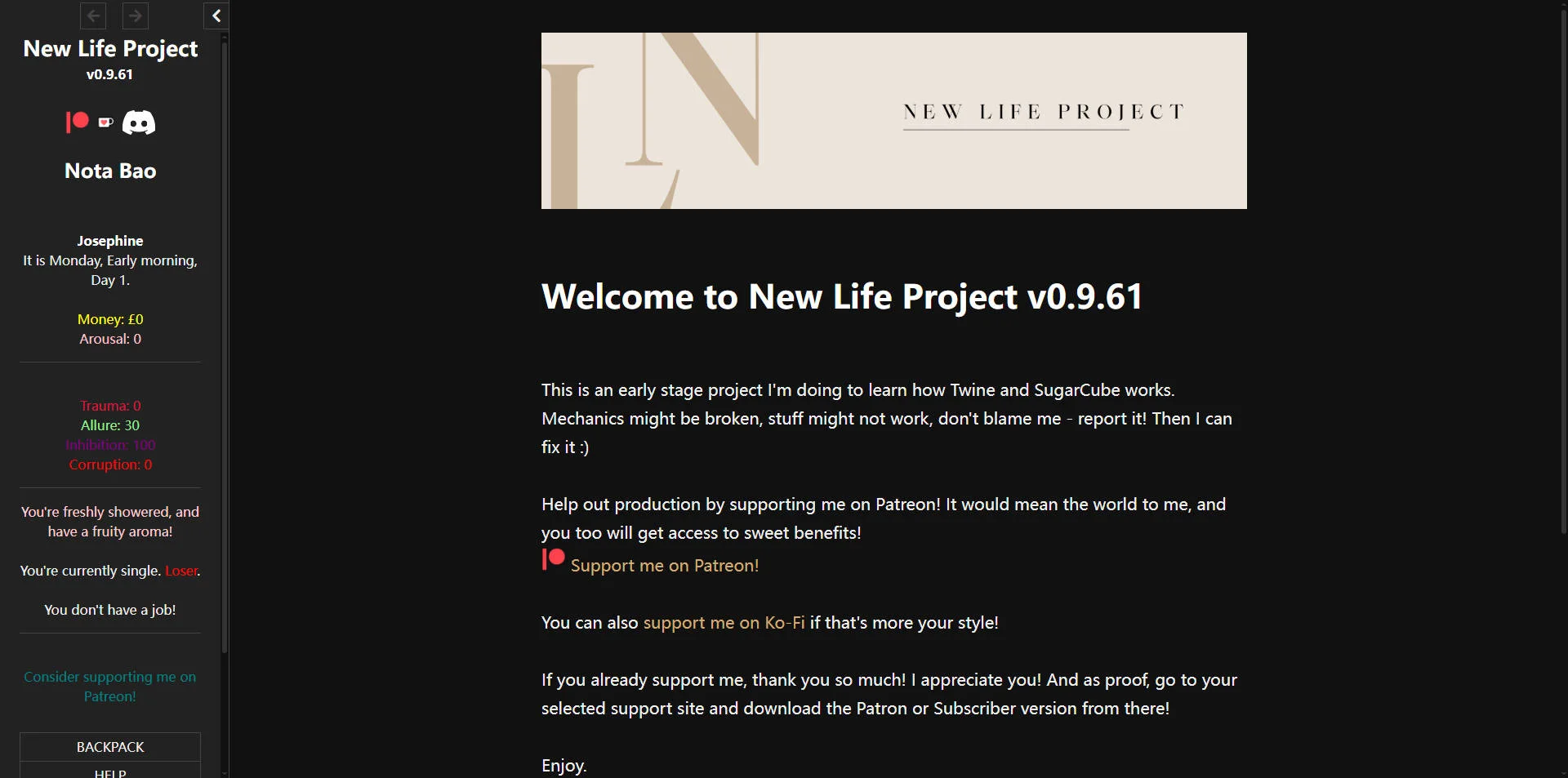 [PC][HTML/汉化/真人/]新生活计划/New Life Project v0.9.61 浏览器汉化 [1020MB] - 芒果游戏库-芒果游戏库