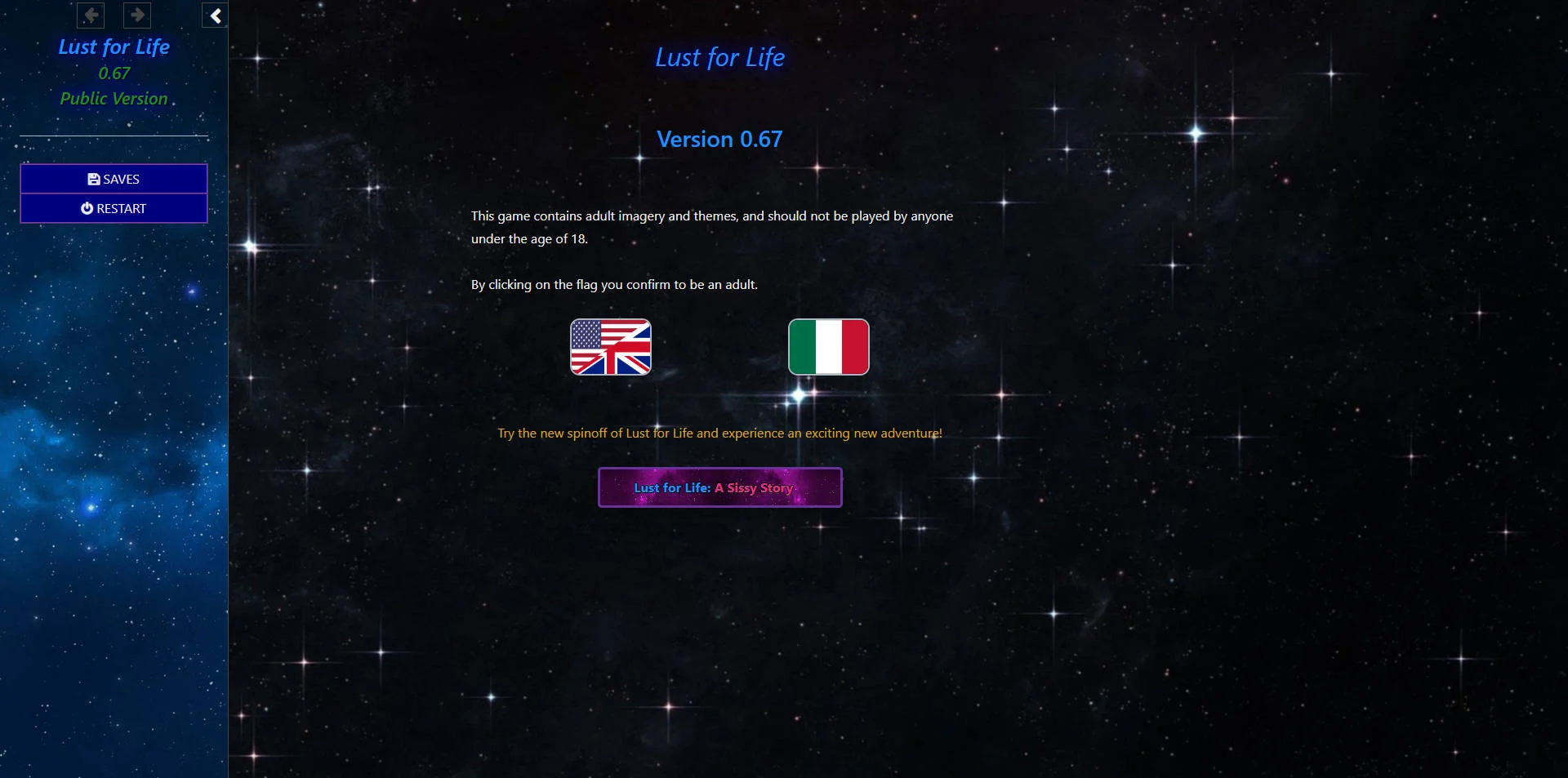[PC][HTML/汉化/真人/]对生活的渴望/Lust for Life v0.67 浏览器汉化 [5.45GB] - 芒果游戏库-芒果游戏库