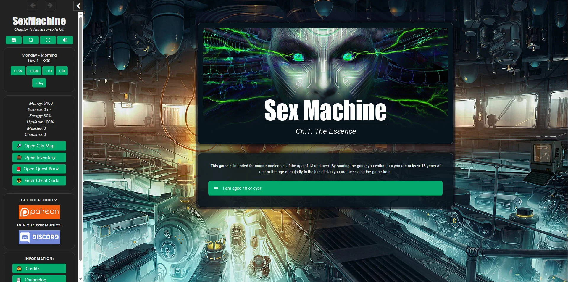 [PC][HTML/汉化/真人/]性爱机器/SexMachine Ch.1 v1.7 浏览器汉化 [2.56GB] - 芒果游戏库-芒果游戏库