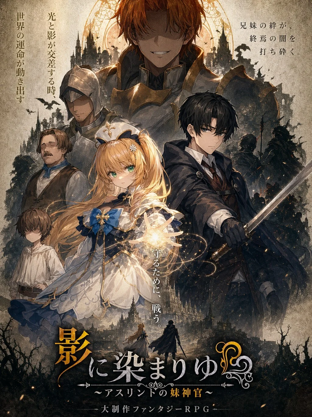 [PC][爆款RPG/中文/追加DLC/2D]影色渐染~阿斯林顿的妹神官 影に染まりゆく~アスリントの妹神官~V1.30 官中步兵版+DLC+存档 [3.15GB] - 芒果游戏库-芒果游戏库