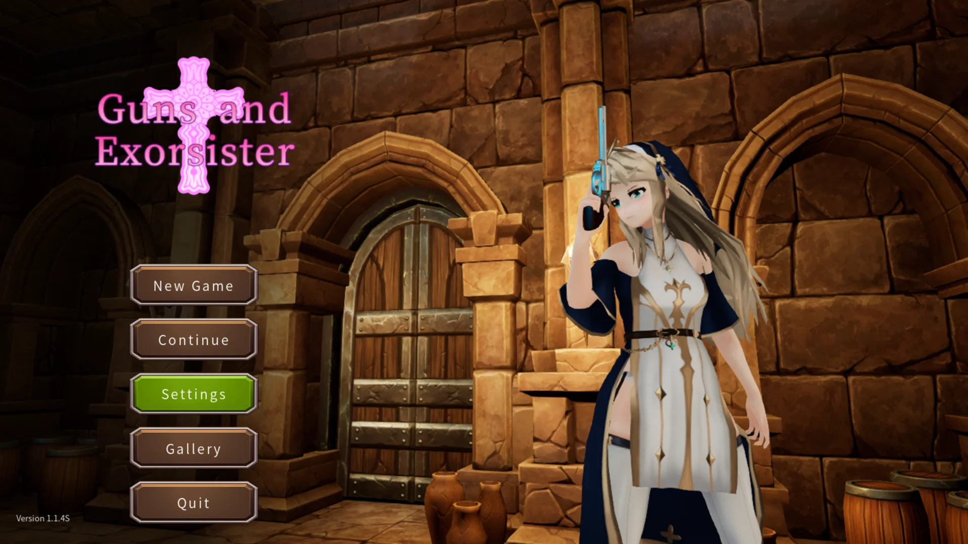 [PC][3D新作/官中/动态/3D]驱魔与迷途修女 Guns and Exorsister v1.1.4s Steam官方中文版 [1.02GB] - 芒果游戏库-芒果游戏库