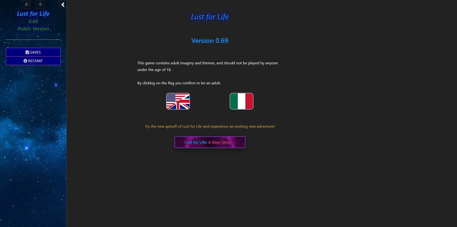[PC][HTML/汉化/真人/]对生活的渴望/Lust for Life v0.69 浏览器汉化 [893MB] - 芒果游戏库-芒果游戏库