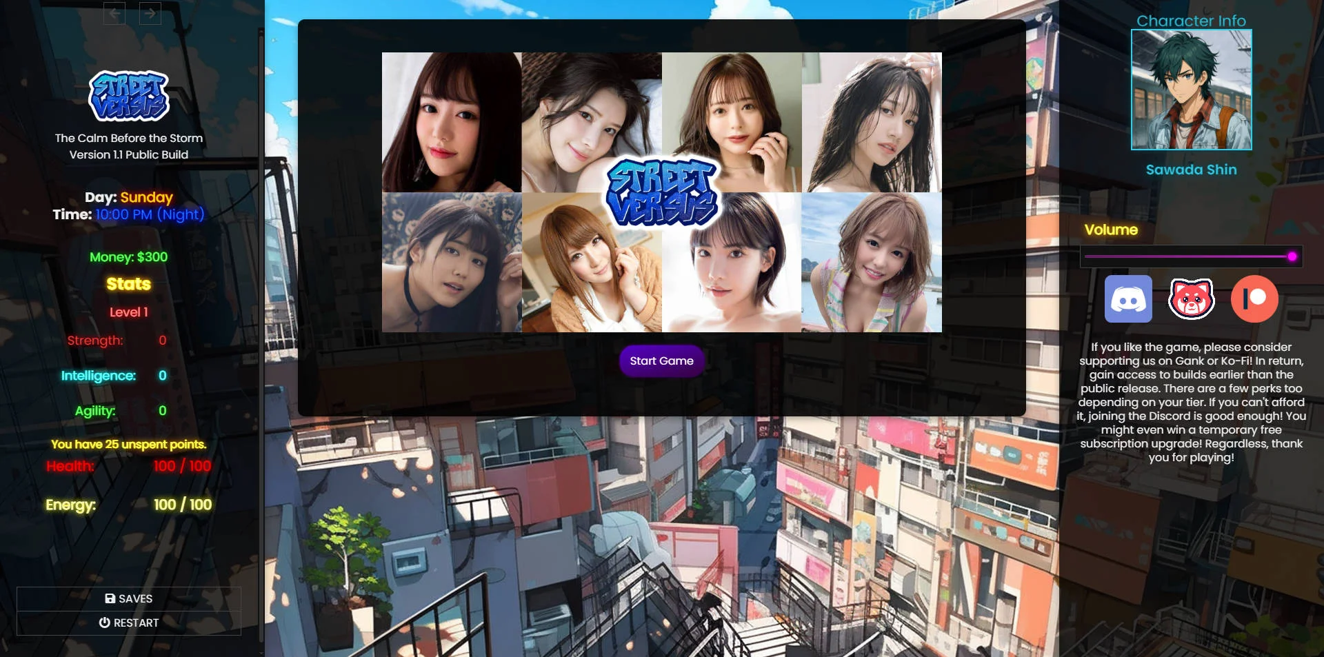 [PC][SLG/真人/HTML/3D]街头对决/Street Versus v1.1 浏览器汉化 [1204.7MB] - 芒果游戏库-芒果游戏库