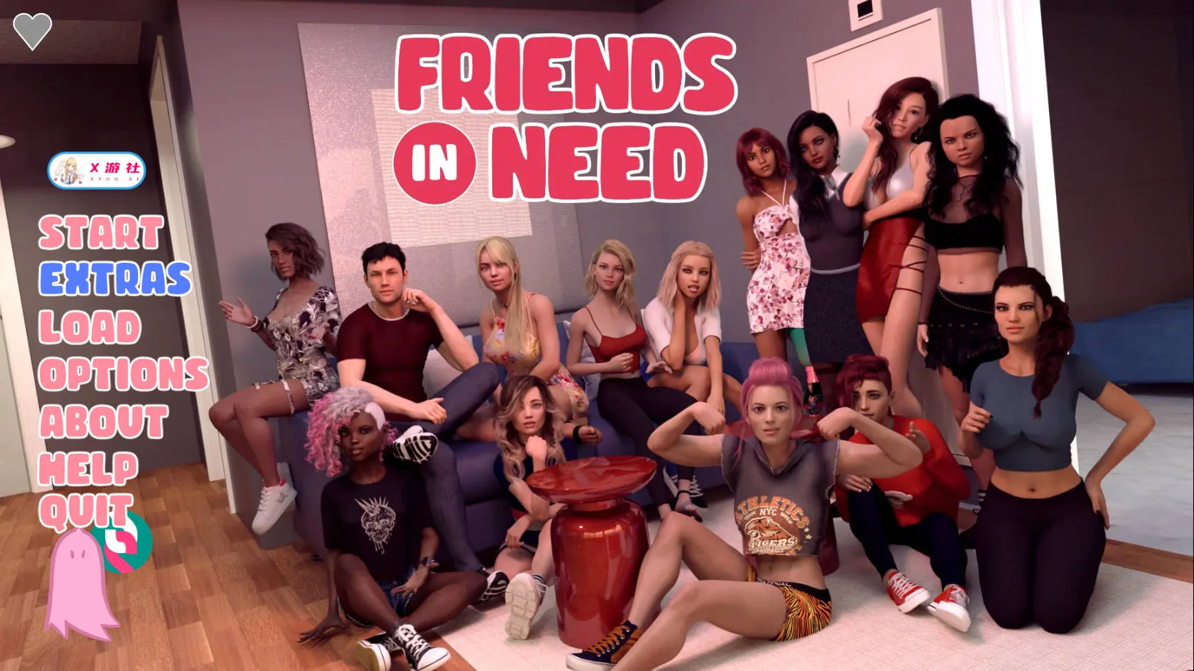 [PC][SLG/汉化/动态/3D]需要帮助的朋友/Friends in Need Ver0.95b AI汉化 [4673.9MB] - 芒果游戏库-芒果游戏库