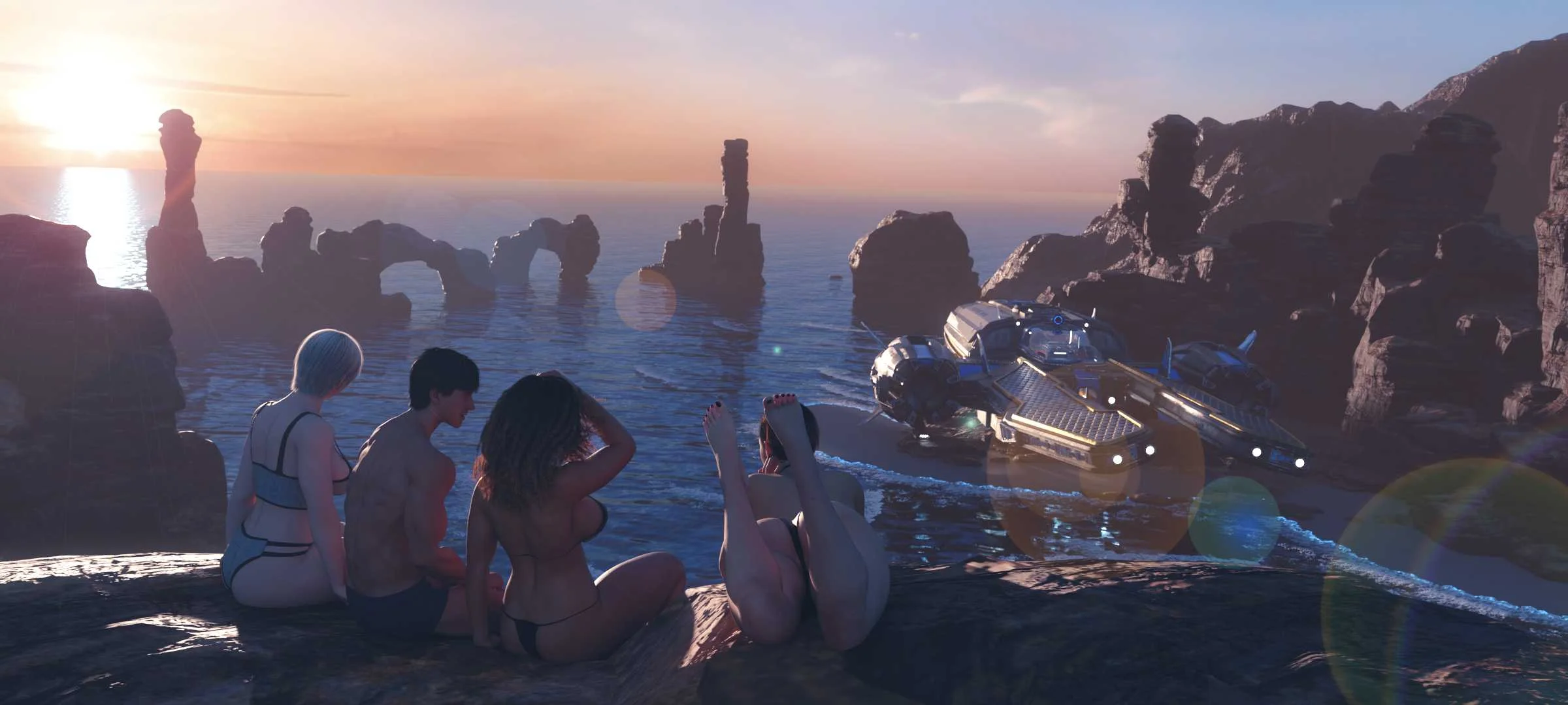 [PC+安卓][欧美SLG/汉化/动态/3D]2990年的回声/Echoes of 2990 Ch.2 0.2.1 AI汉化版 [4932.2MB]-芒果游戏库