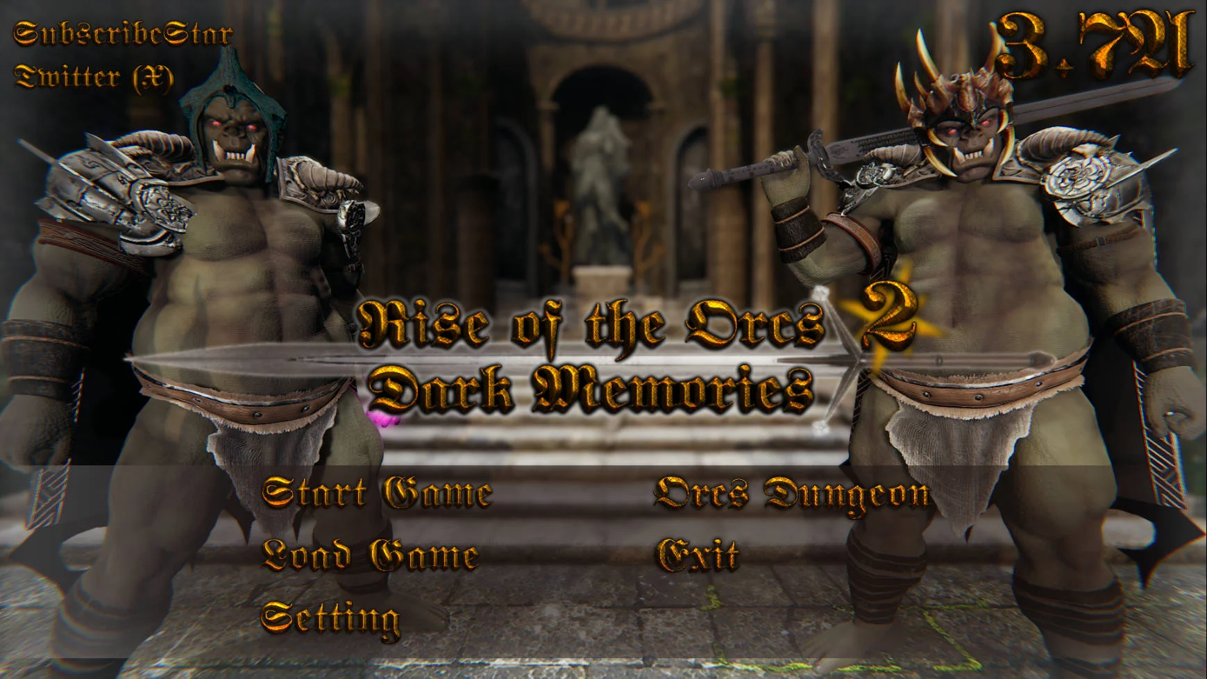 [PC][SLG/汉化/动态/3D]兽人崛起2：黑暗记忆/Rise of the Orcs 2 Dark Memories V3.7a AI汉化 [3718.5MB] - 芒果游戏库-芒果游戏库